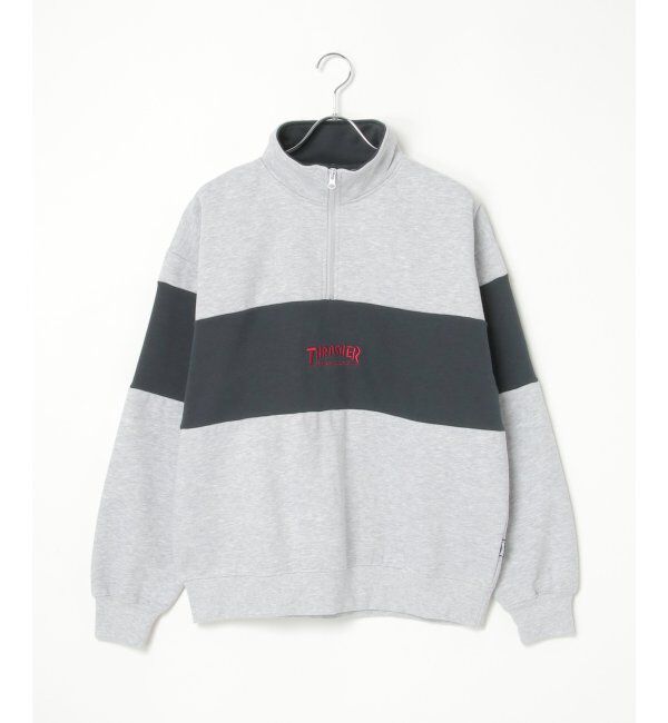VENCE share style「THRASHER スラッシャー ハーフジップ」|スウェット・ジャージ|
