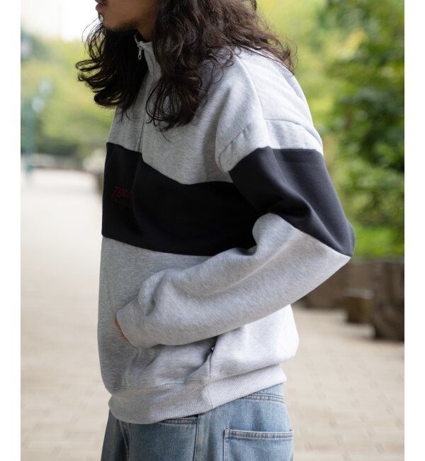 VENCE share style「THRASHER スラッシャー ハーフジップ」|スウェット・ジャージ|