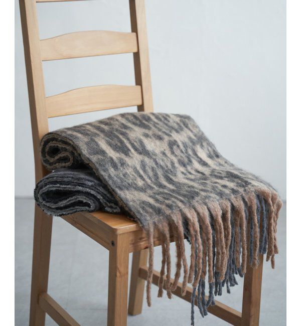 VENCE share style「レオパードマフラー」|バンダナ・スカーフ|