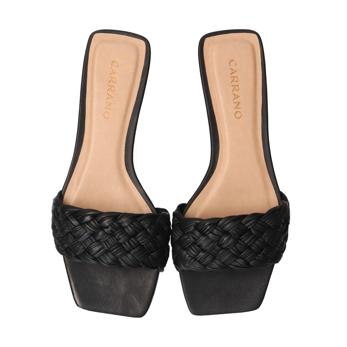 IMPORT SELECT「【CARRANO】イントレチャートフラットミュールサンダル 」|サンダル|