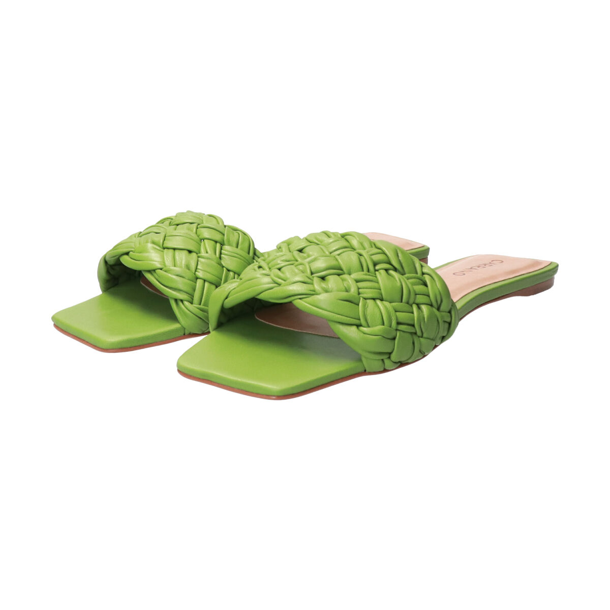 IMPORT SELECT「【CARRANO】イントレチャートフラットミュールサンダル 」|サンダル|GR