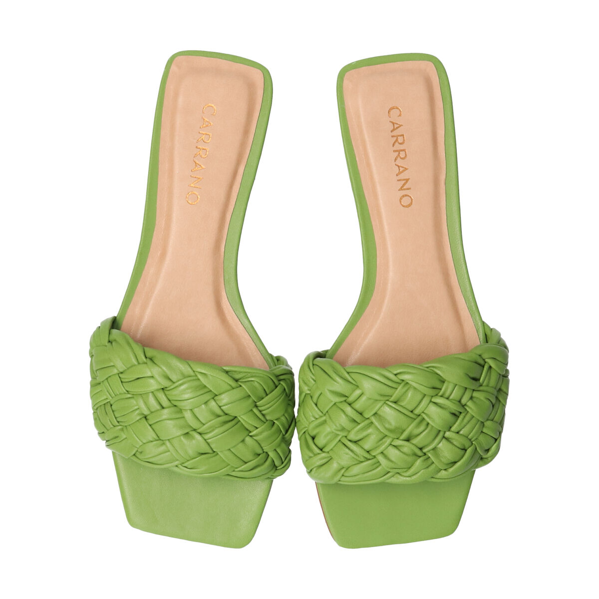 IMPORT SELECT「【CARRANO】イントレチャートフラットミュールサンダル 」|サンダル|