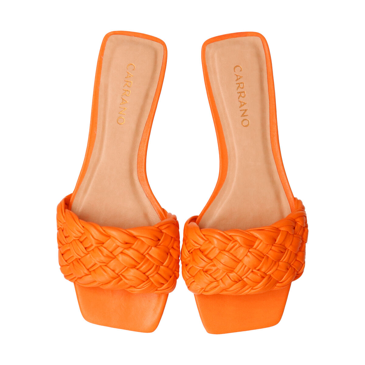 IMPORT SELECT「【CARRANO】イントレチャートフラットミュールサンダル 」|サンダル|