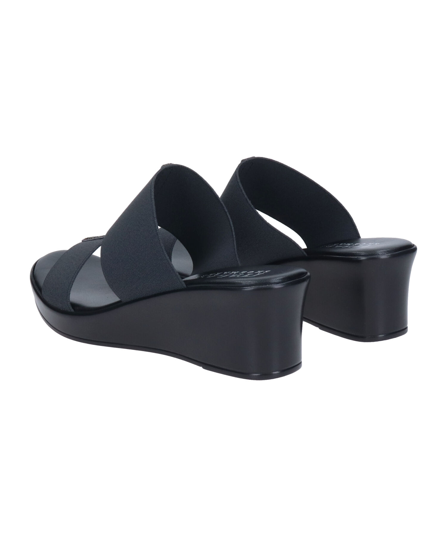 IMPORT SELECT「【ITALIAN SHOEMAKERS】厚底ラインストーンエラスティックサンダル(952322)」|サンダル|