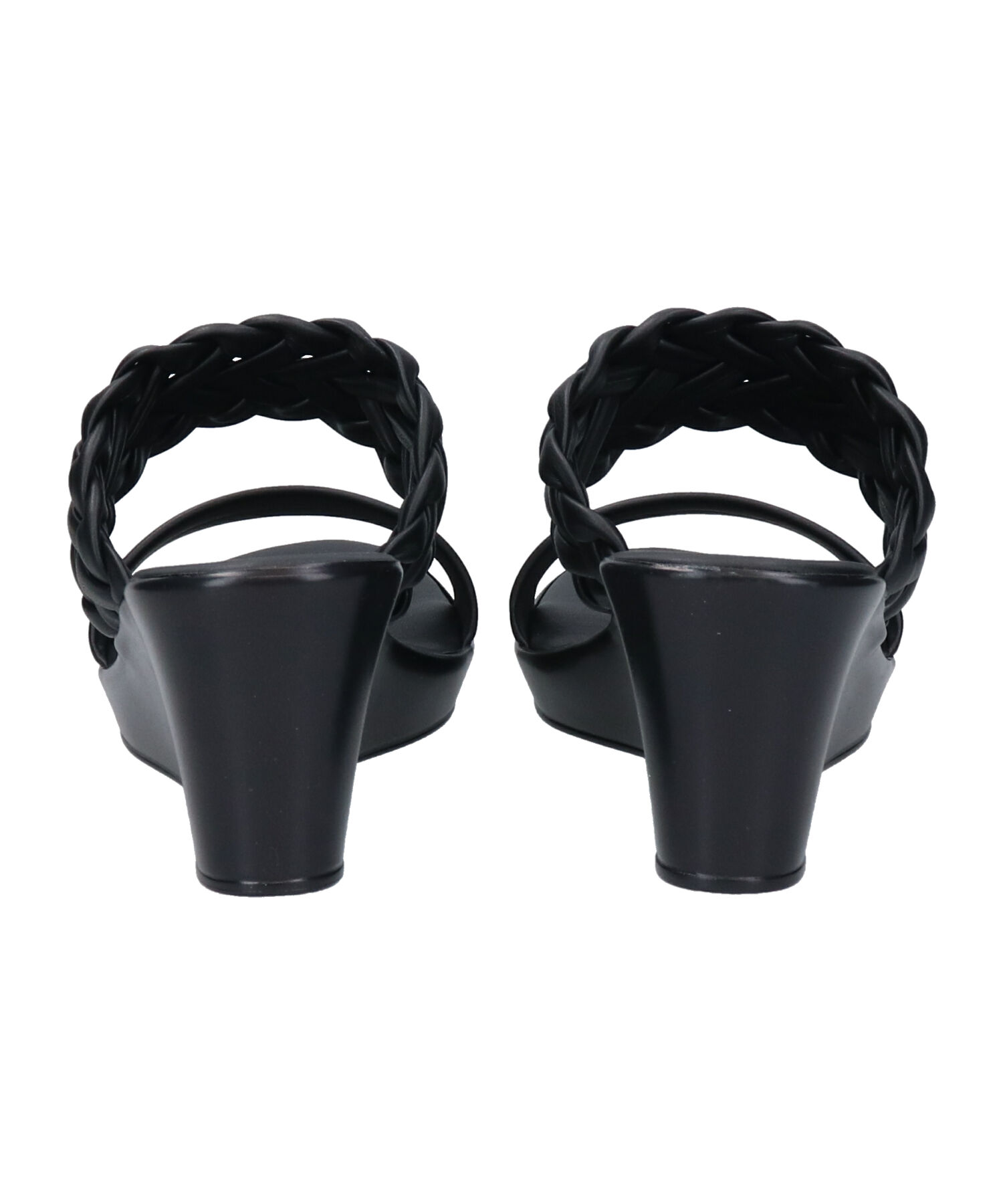 IMPORT SELECT「【ITALIAN SHOEMAKERS】イントレチャートウェッジヒールサンダル(952344)」|サンダル|