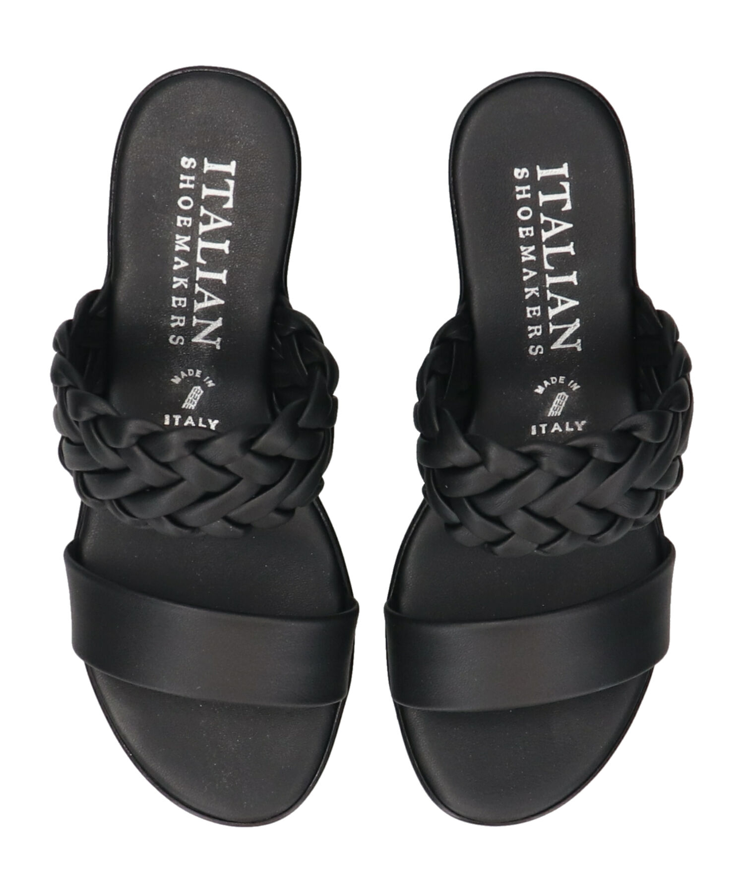 IMPORT SELECT「【ITALIAN SHOEMAKERS】イントレチャートウェッジヒールサンダル(952344)」|サンダル|