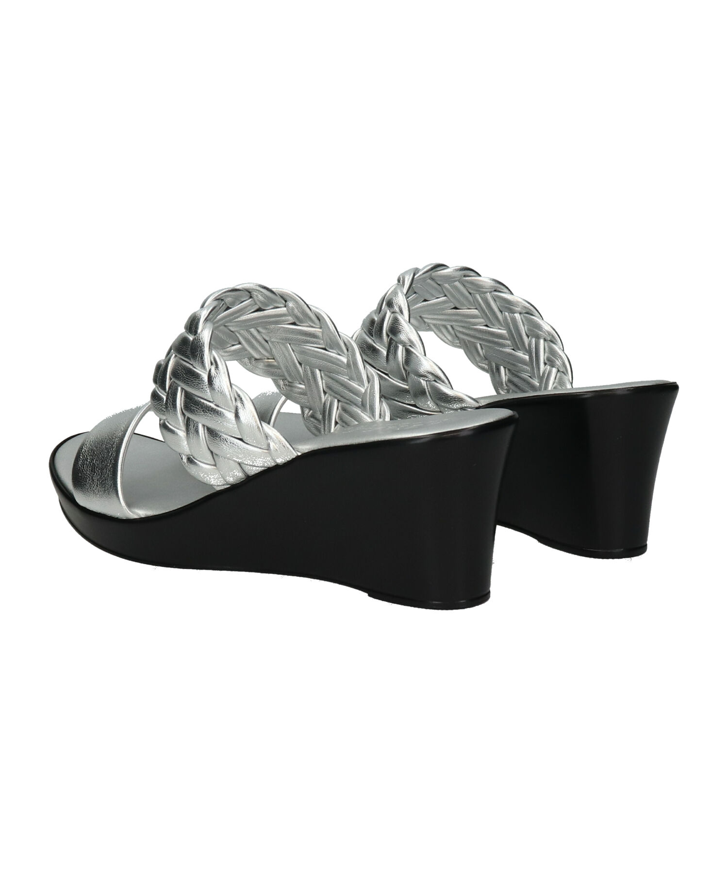 IMPORT SELECT「【ITALIAN SHOEMAKERS】イントレチャートウェッジヒールサンダル(952344)」|サンダル|