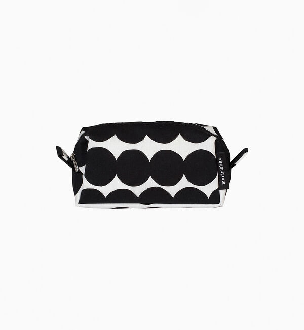 Marimekko「Tiise Rasymatto ポーチ」|ポーチ|ブラック&times;ホワイト