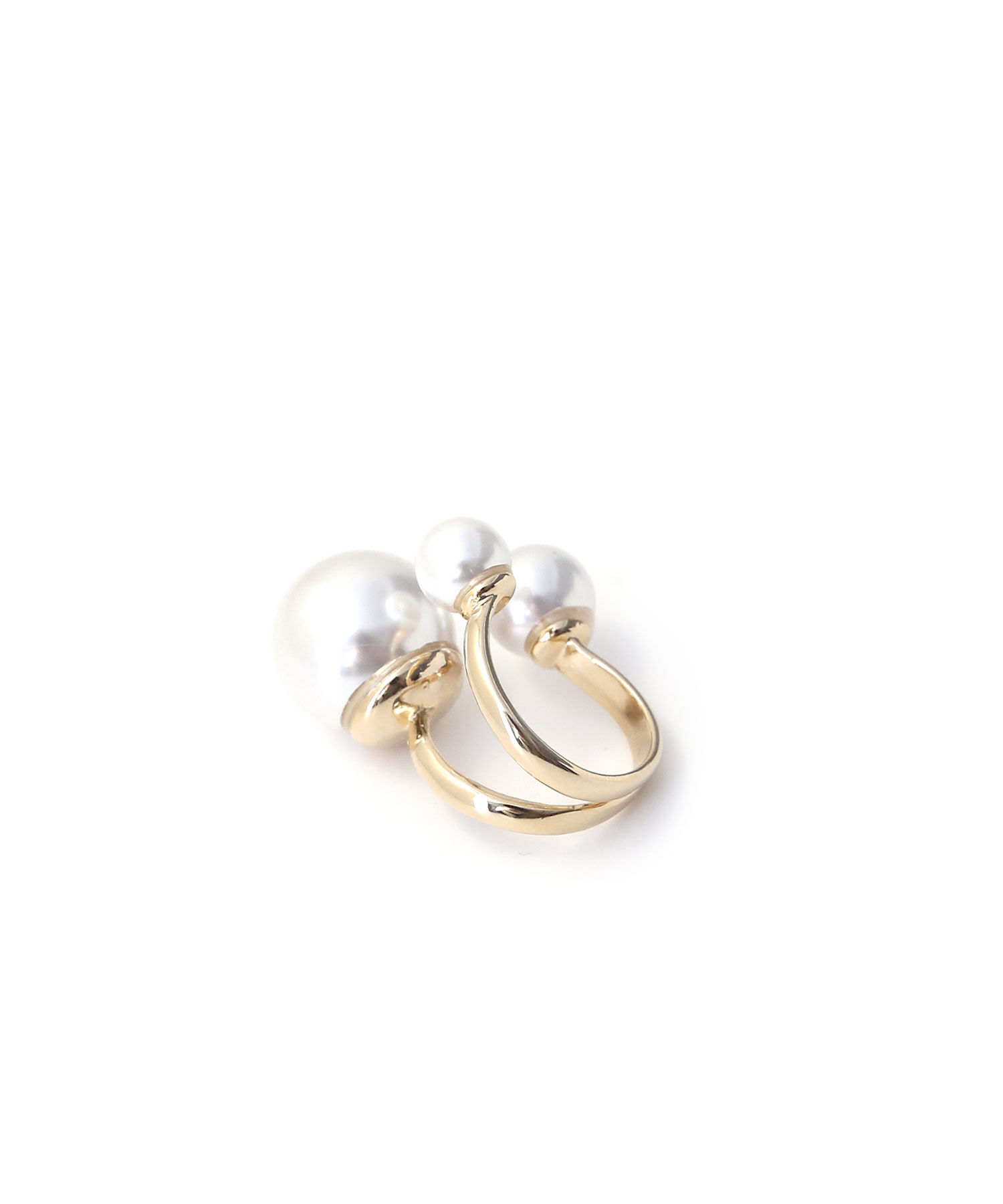  「大粒パールフォークリング」|リング|