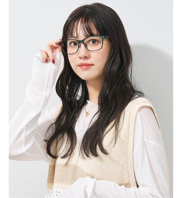  「Zoff|UNITED ARROWS|ウェリントン型 メガネ｜ユナイテッドアローズ  ビジネス 軽量 レンズ交換券付」|メガネ|