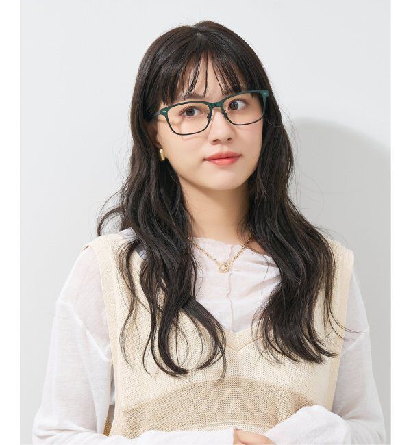  「Zoff|UNITED ARROWS|ウェリントン型 メガネ｜ユナイテッドアローズ  ビジネス 軽量 レンズ交換券付」|メガネ|