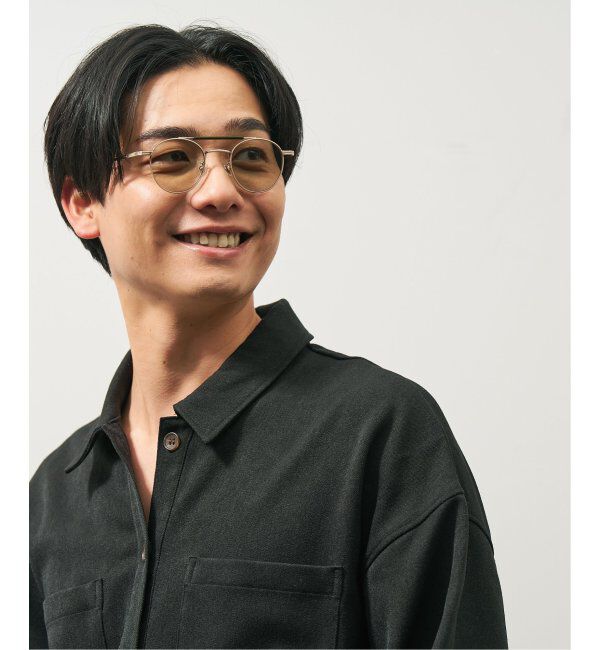  「Zoff｜JOURNAL STANDARD relume ボストン型 横長 サングラス 紫外線対策 UVカット ジャーナルスタンダード」|サングラス|