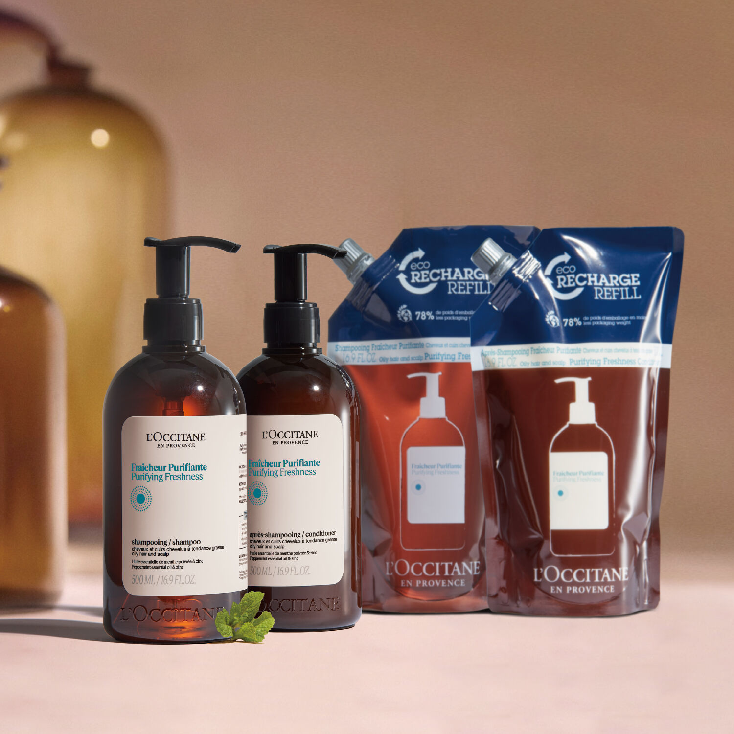 L&rsquo;OCCITANE「ピュアフレッシュ コンディショナー(レフィル)」|コンディショナー・トリートメント|