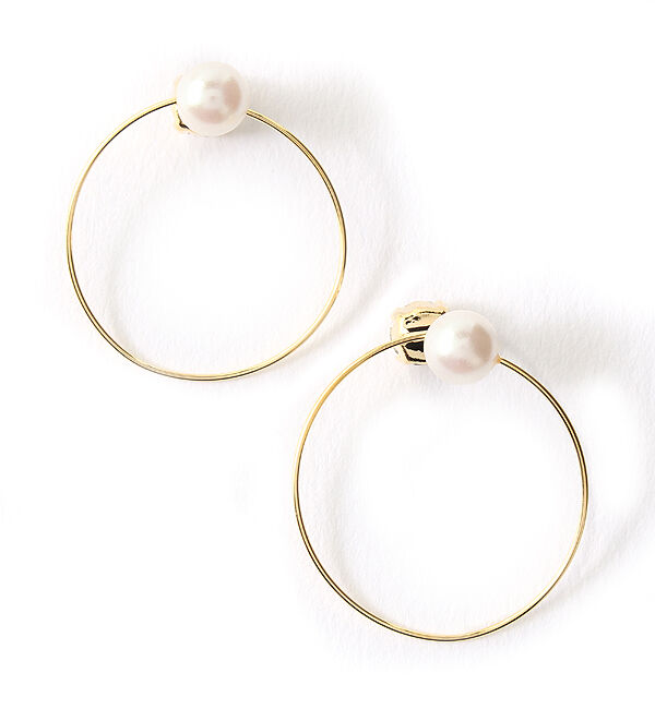 Phoebe「ラウンドフープイヤリング」|イヤリング|