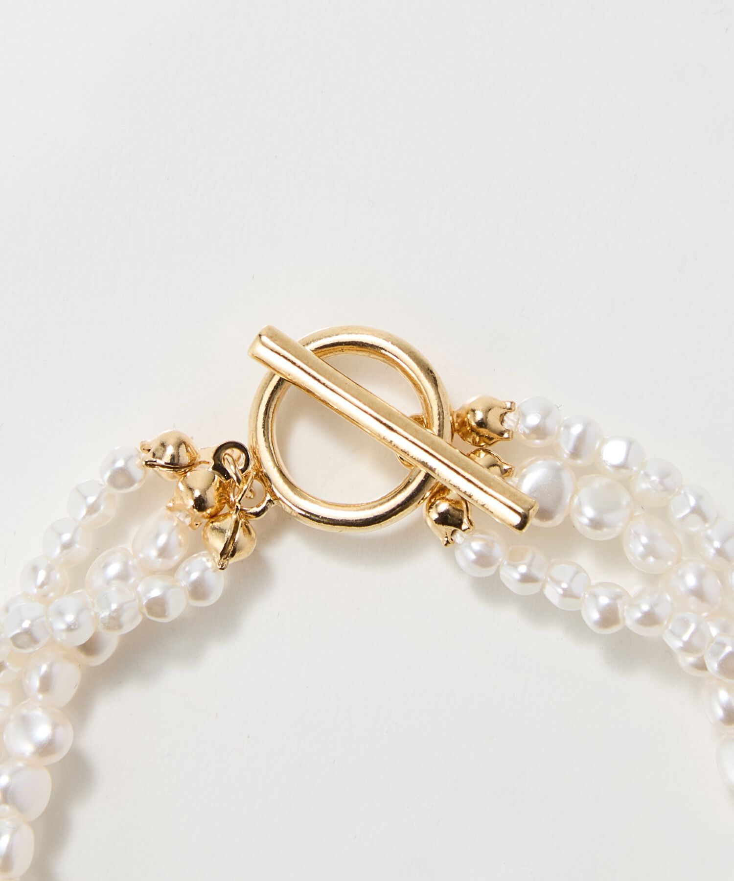 Phoebe「レイヤードバロックパールマンテルブレスレット　ゴールド」|ブレスレット・バングル|