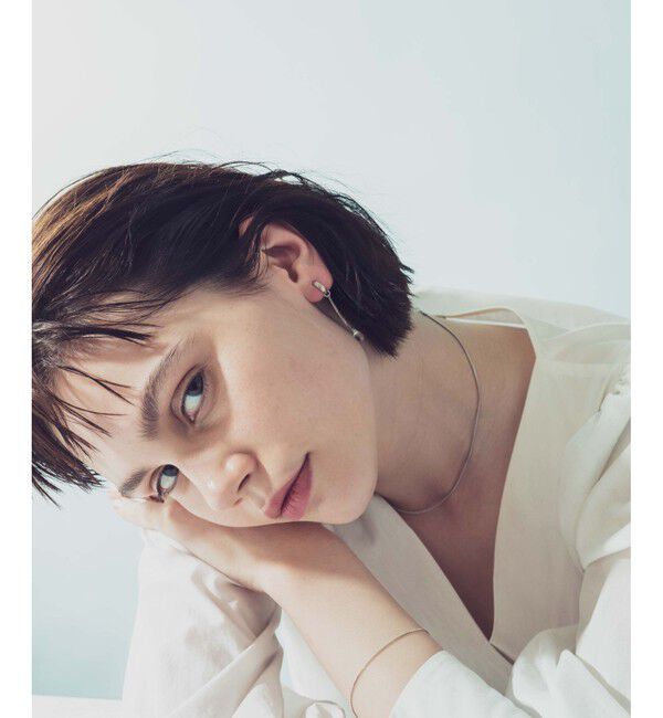 ete「ナチュラルストーン チェーン イヤリング」|イヤリング|