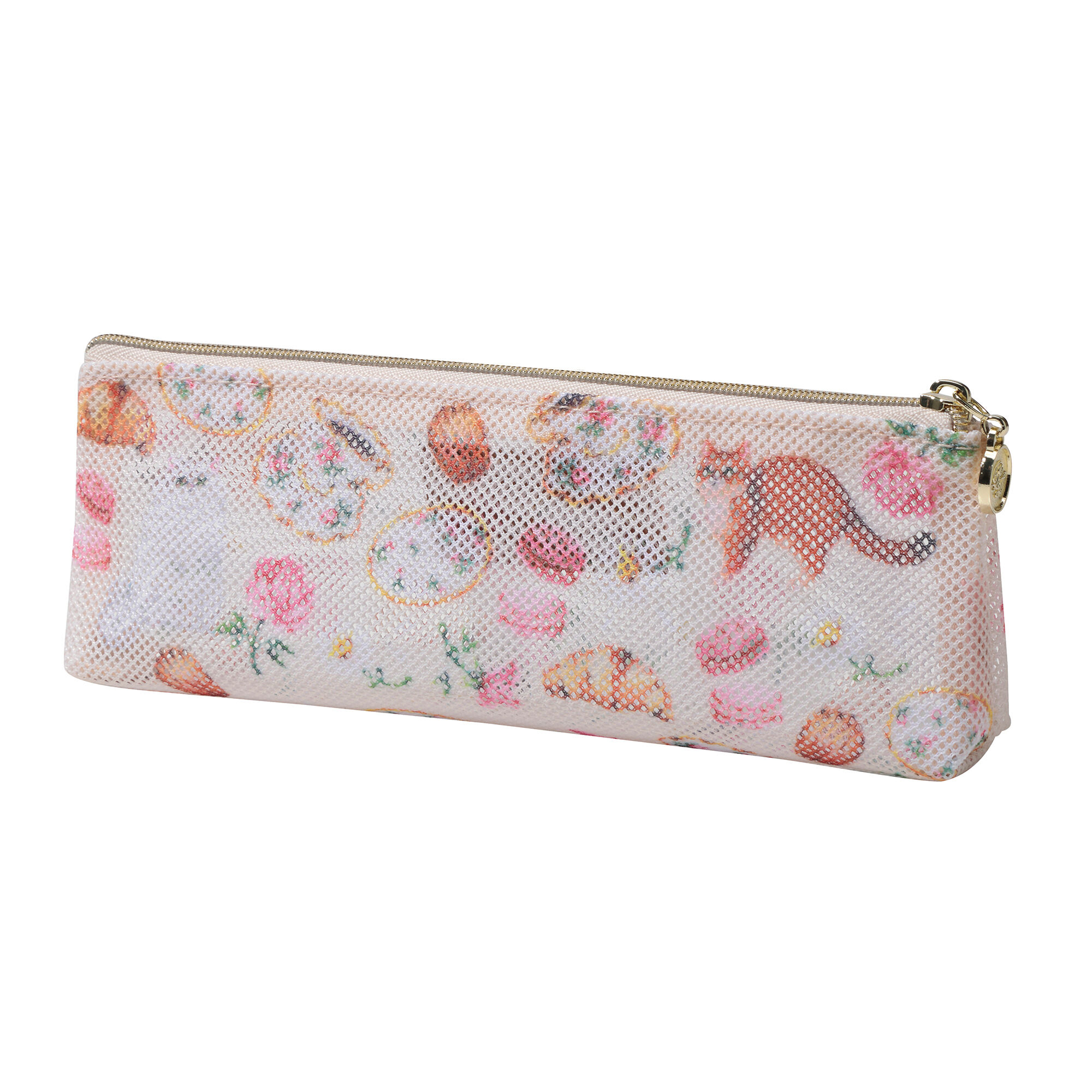 PAUL&JOE「プリントメッシュペンケース／ポール＆ジョー」|ステーショナリー|