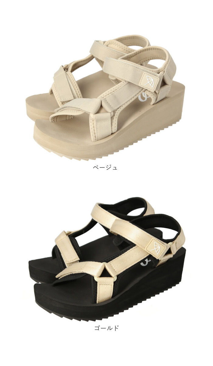 BACKYARD FAMILY「アーノルドパーマー サンダル 通販 スポーツサンダル レディース 厚底 ウェッジソール 歩きやすい」|サンダル|