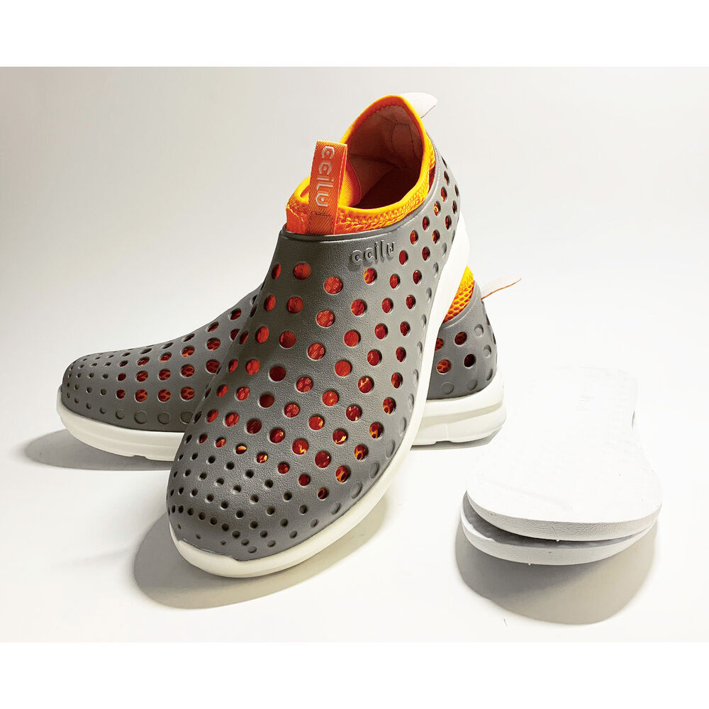 BACKYARD FAMILY「ccilu 靴 通販 チル シューズ メンズ レディース スリッポン サンダル 抗菌 防臭」|スリッポン|グレー1