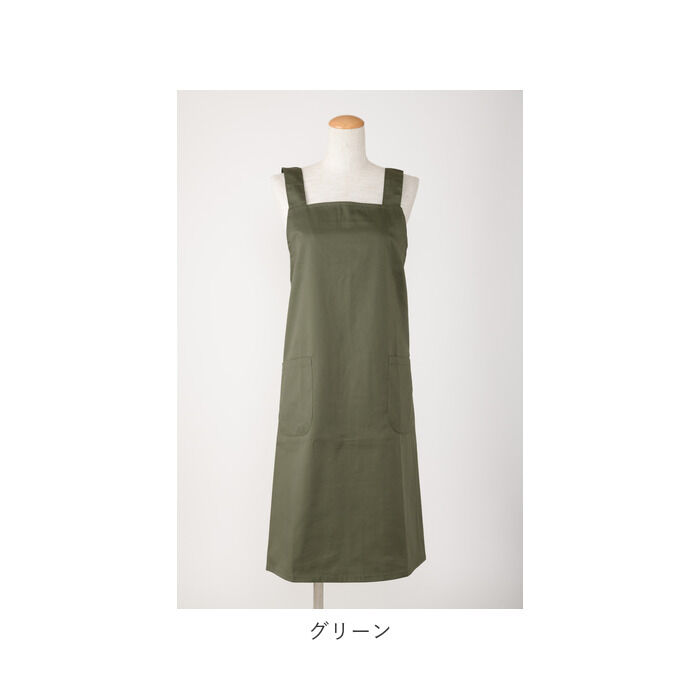 BACKYARD FAMILY「エプロン おしゃれ 通販 エプロン ナチュラル レディース h型 ワンピース ゆったり ブラック」|食器・キッチングッズ|
