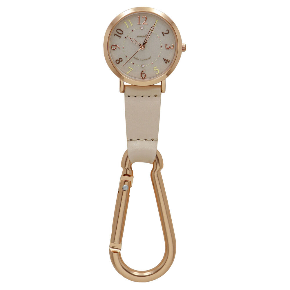 BACKYARD FAMILY「懐中時計 レディース 通販 ルクス 時計 ソーラーウォッチ キッズウォッチ バッグチャーム」|その他|ベージュ1