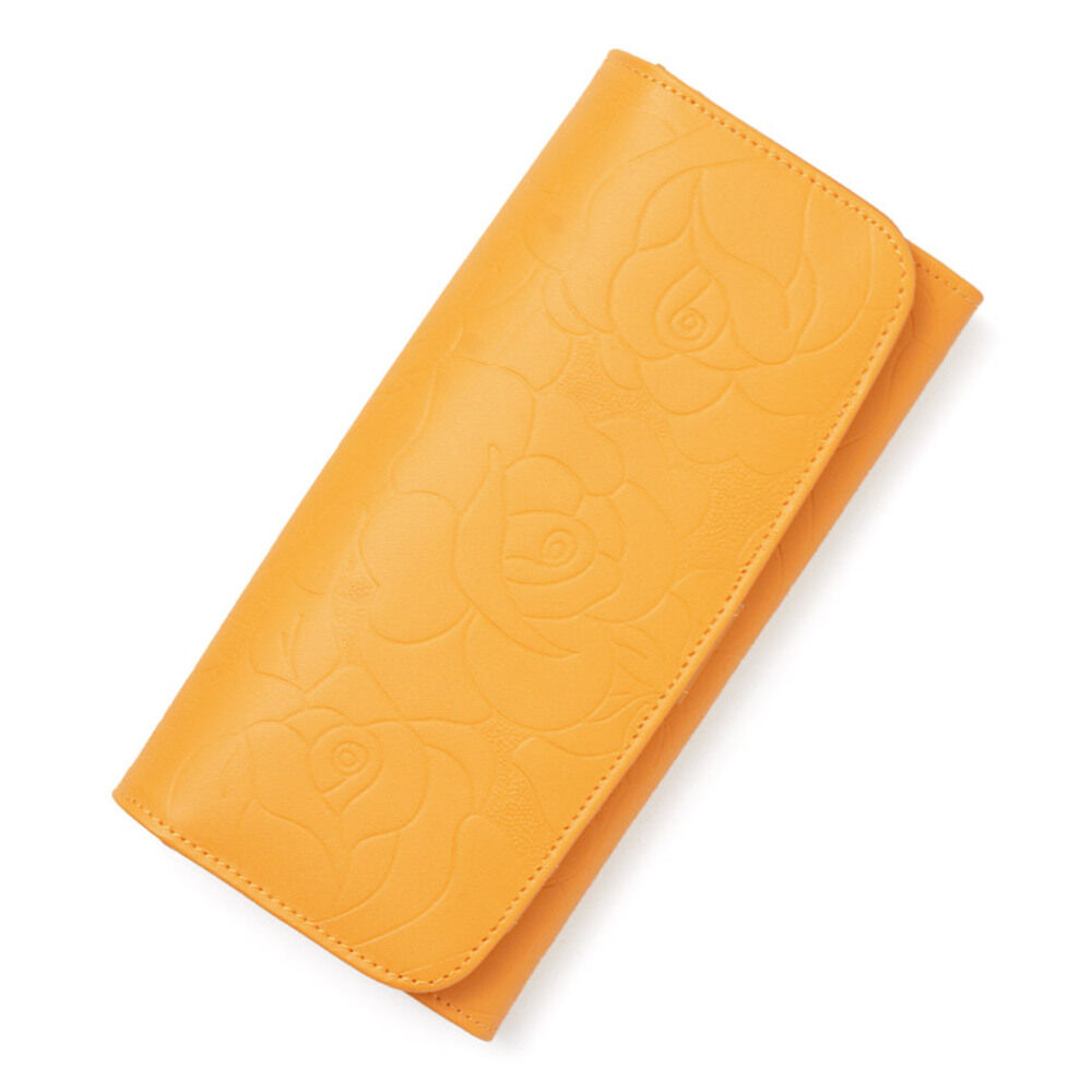 BACKYARD FAMILY「長財布 レディース 大容量 通販 Blanc Pomm 財布 サイフ ロングウォレット かぶせ」|財布|イエロー1
