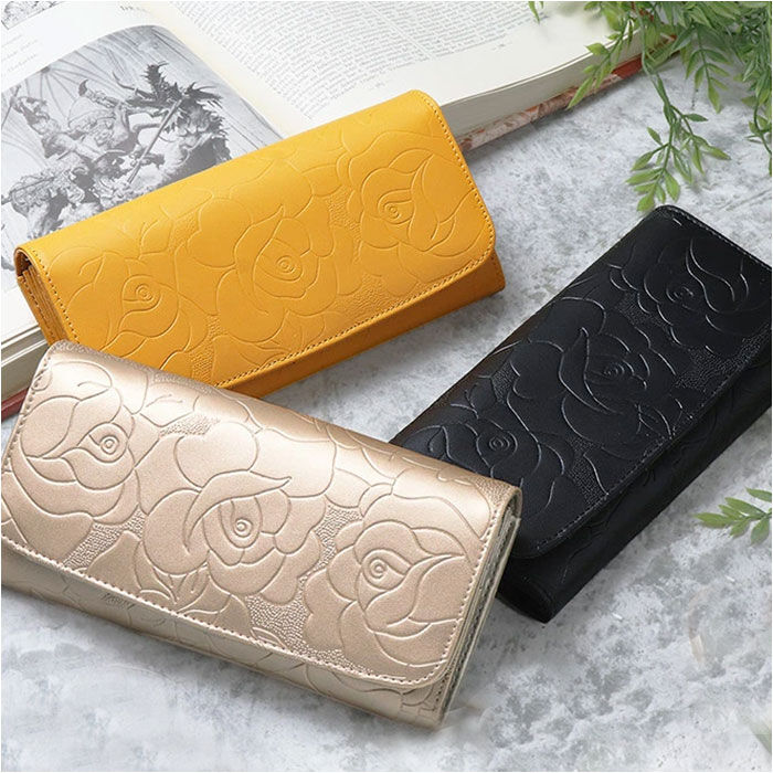 BACKYARD FAMILY「長財布 レディース 大容量 通販 Blanc Pomm 財布 サイフ ロングウォレット かぶせ」|財布|