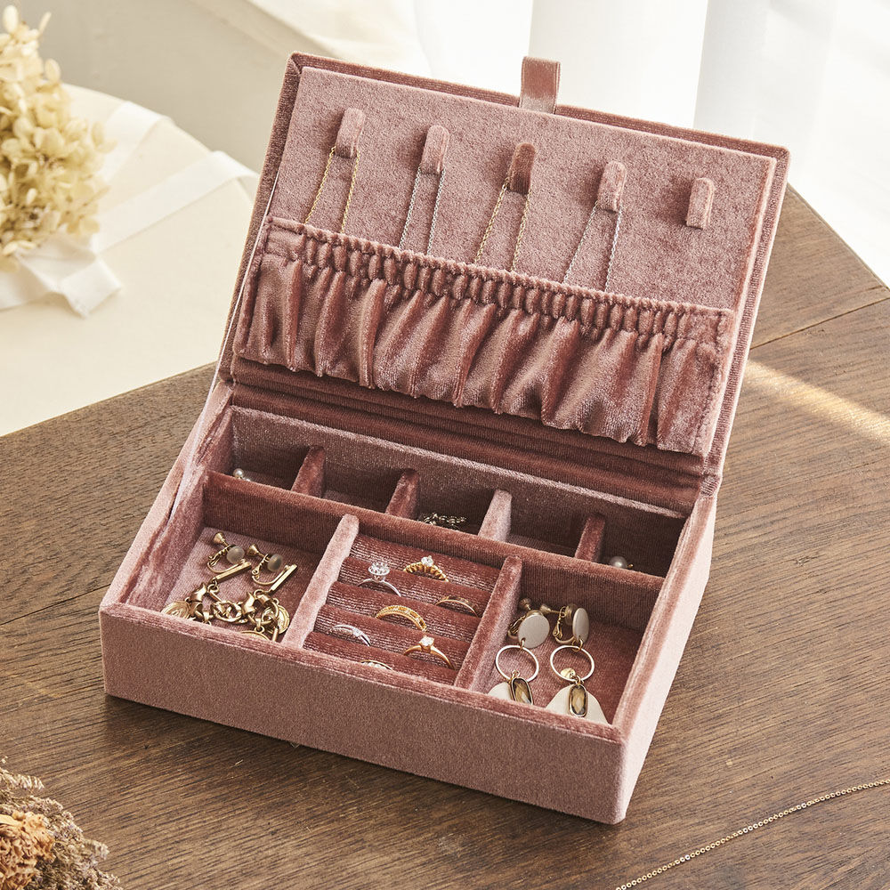 BACKYARD FAMILY「ジュエリーボックス 可愛い 通販 ジュエリーケース アクセサリーボックス アクセサリーケース」|その他|ピンク1