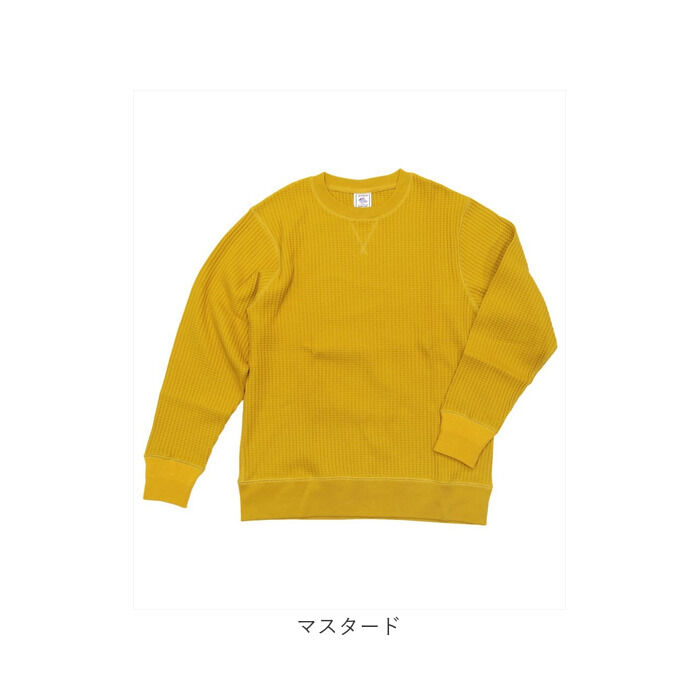 BACKYARD FAMILY「JEMORGAN サーマル JB001-52C 通販 ワッフル ロンT ビッグワッフル」|Tシャツ・カットソー|