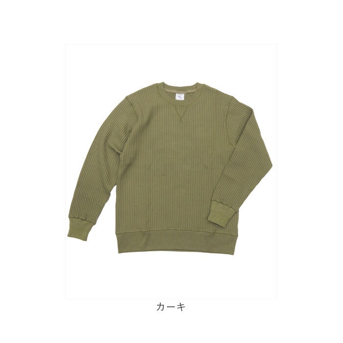 BACKYARD FAMILY「JEMORGAN サーマル JB001-52C 通販 ワッフル ロンT ビッグワッフル」|Tシャツ・カットソー|