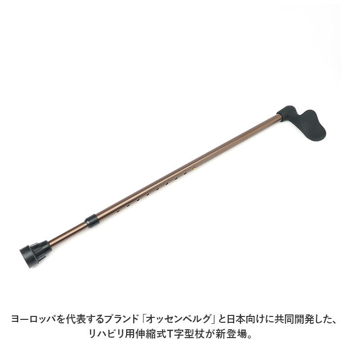 BACKYARD FAMILY「オッセンベルグ 杖 FGシリーズ FG 通販 ステッキ 伸縮杖 伸縮 幅広グリップ グリップ 幅広」|その他|