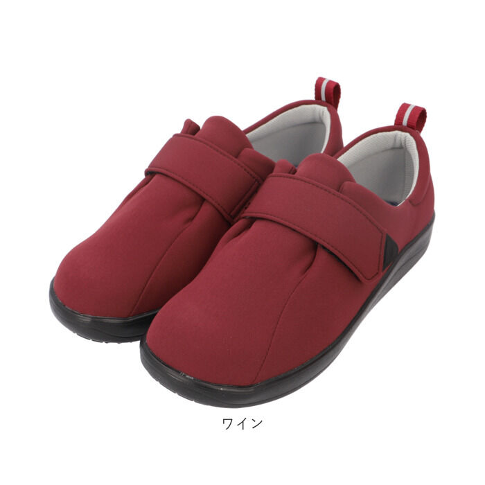 BACKYARD FAMILY「パンジー スニーカー 4430 通販 Pansy レディース 幅広 5E 軽量 軽い 抗菌 防臭」|スリッポン|