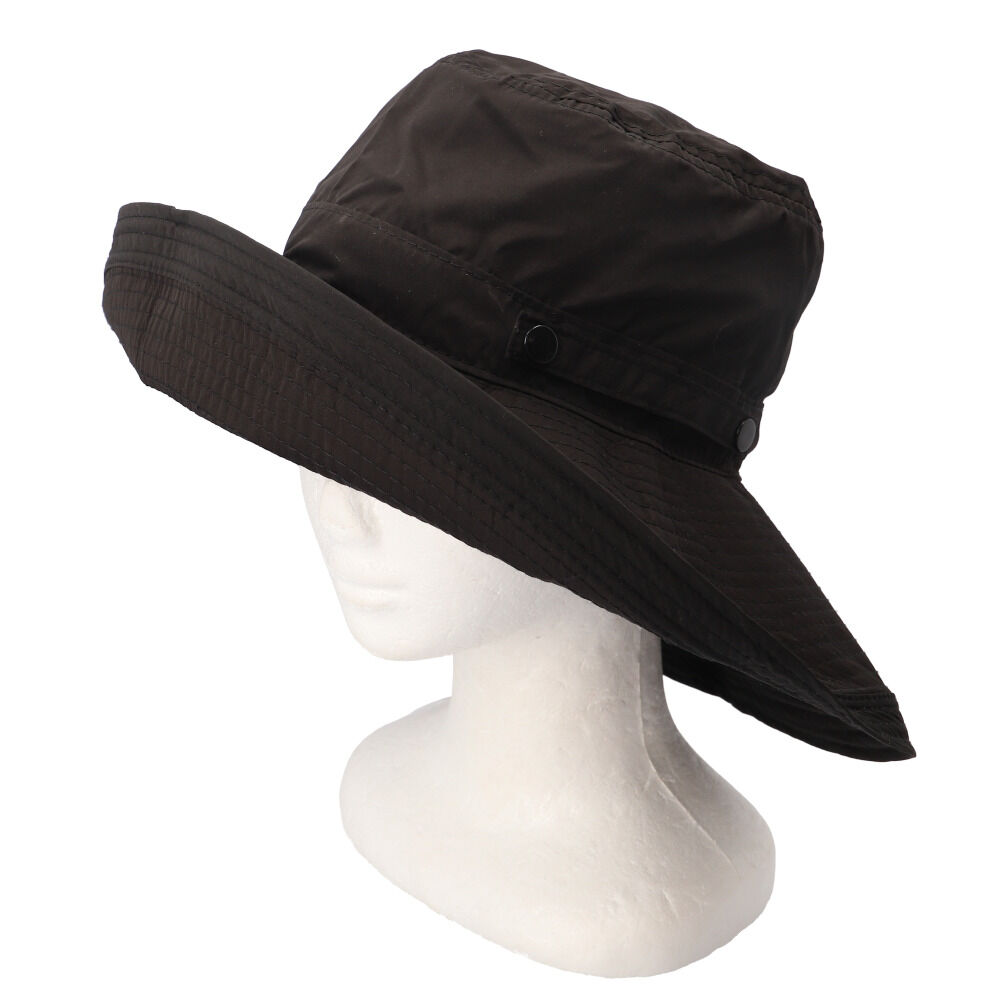 BACKYARD FAMILY「サファリハット おしゃれ 通販 アドベンチャーハット 帽子 ハット つば広 UV帽子 帽子 ぼうし」|ハット|ブラック1