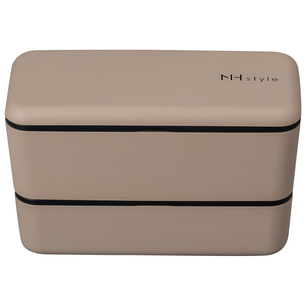 BACKYARD FAMILY「弁当箱 お弁当箱 2段 好評 ランチケース ランチボックス ランチグッズ 保存容器 二段 お弁当」|食器・キッチングッズ|グレー1