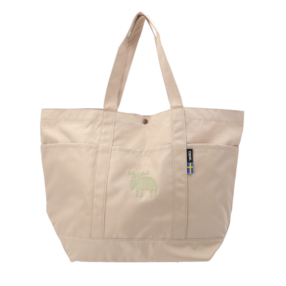 moz「moz トートバッグ モズ 通販 トートバック 大きめ レディース メンズ karuiiトート」|トートバッグ|ベージュ1