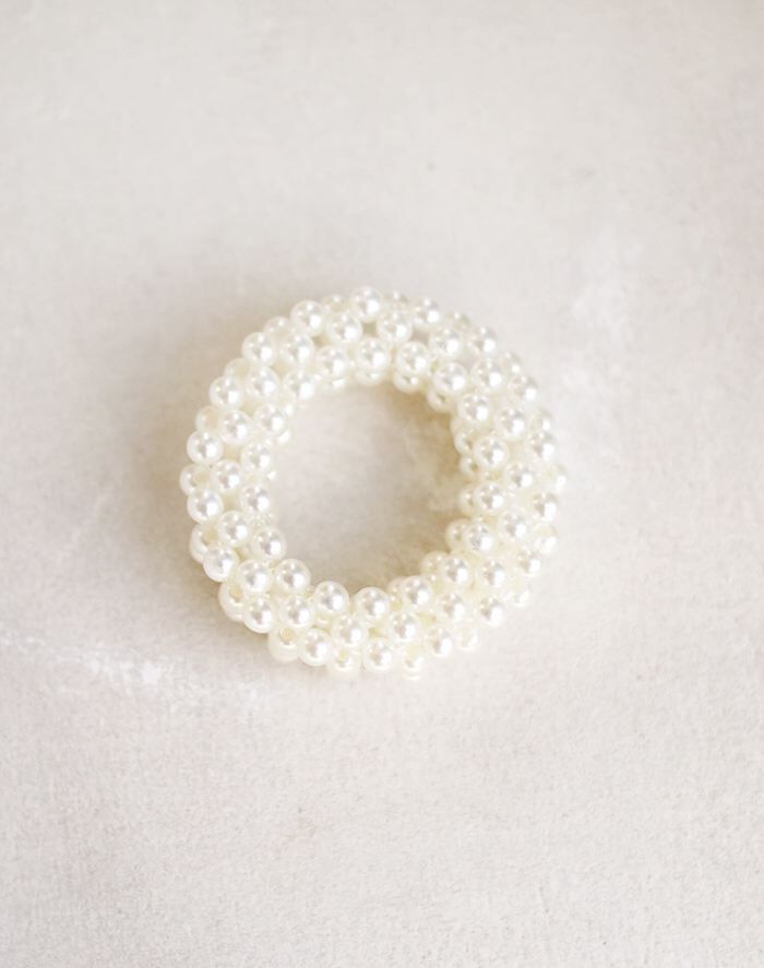 BACKYARD FAMILY「Rora シュシュ キッズ 通販 パールシュシュ＆ブレスレット 髪飾り ブレスレット ヘアゴム」|その他|