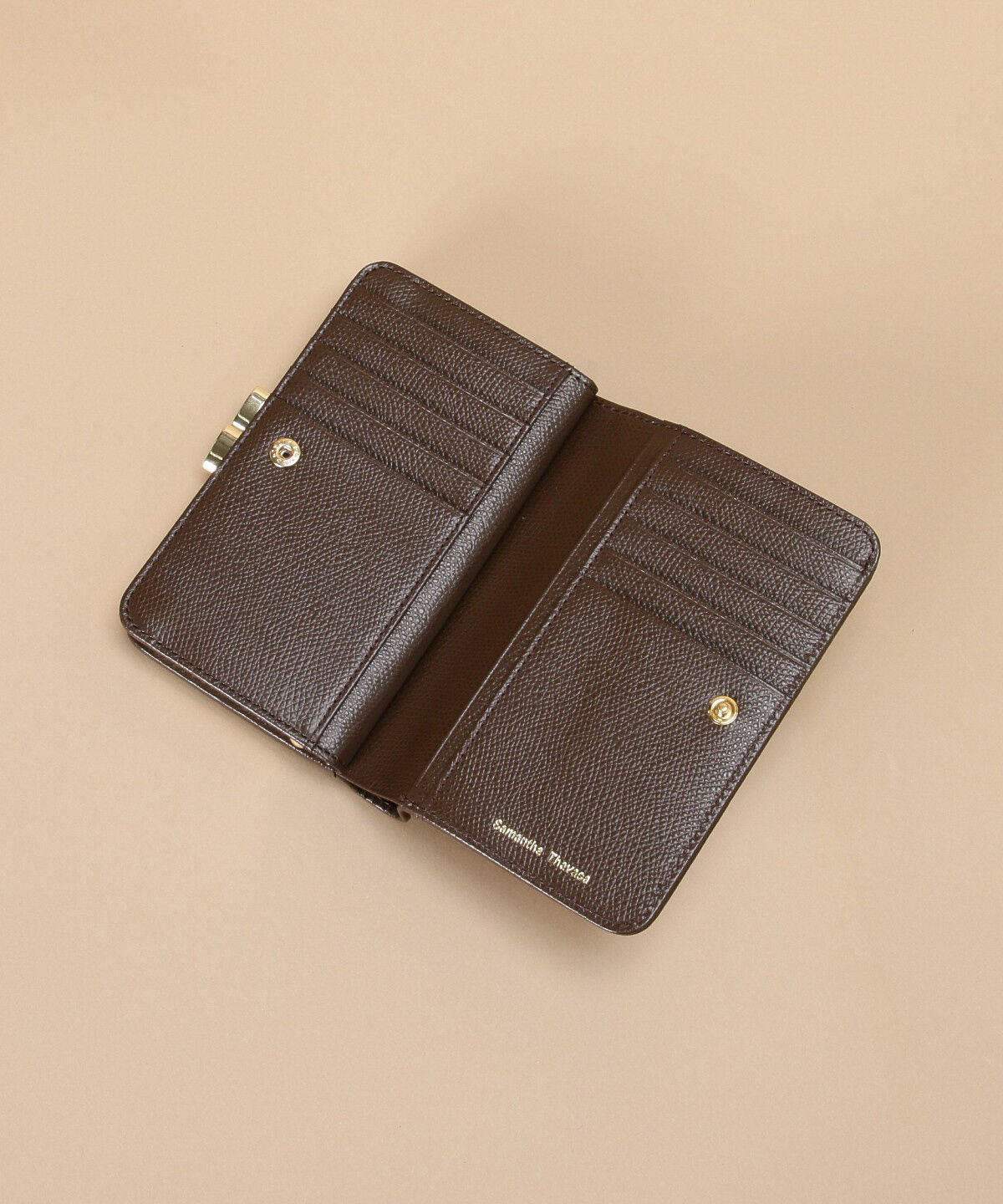 Samantha Thavasa「ST Jacquard 二つ折り口金財布」|財布|