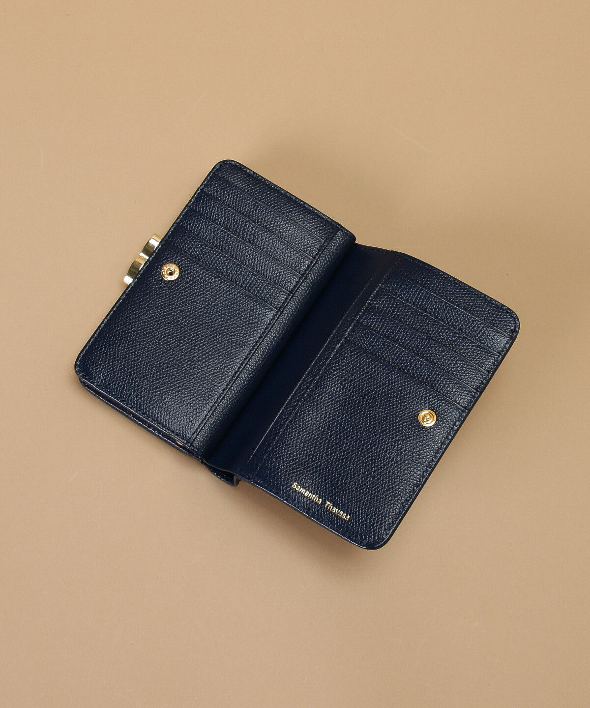 Samantha Thavasa「ST Jacquard 二つ折り口金財布」|財布|