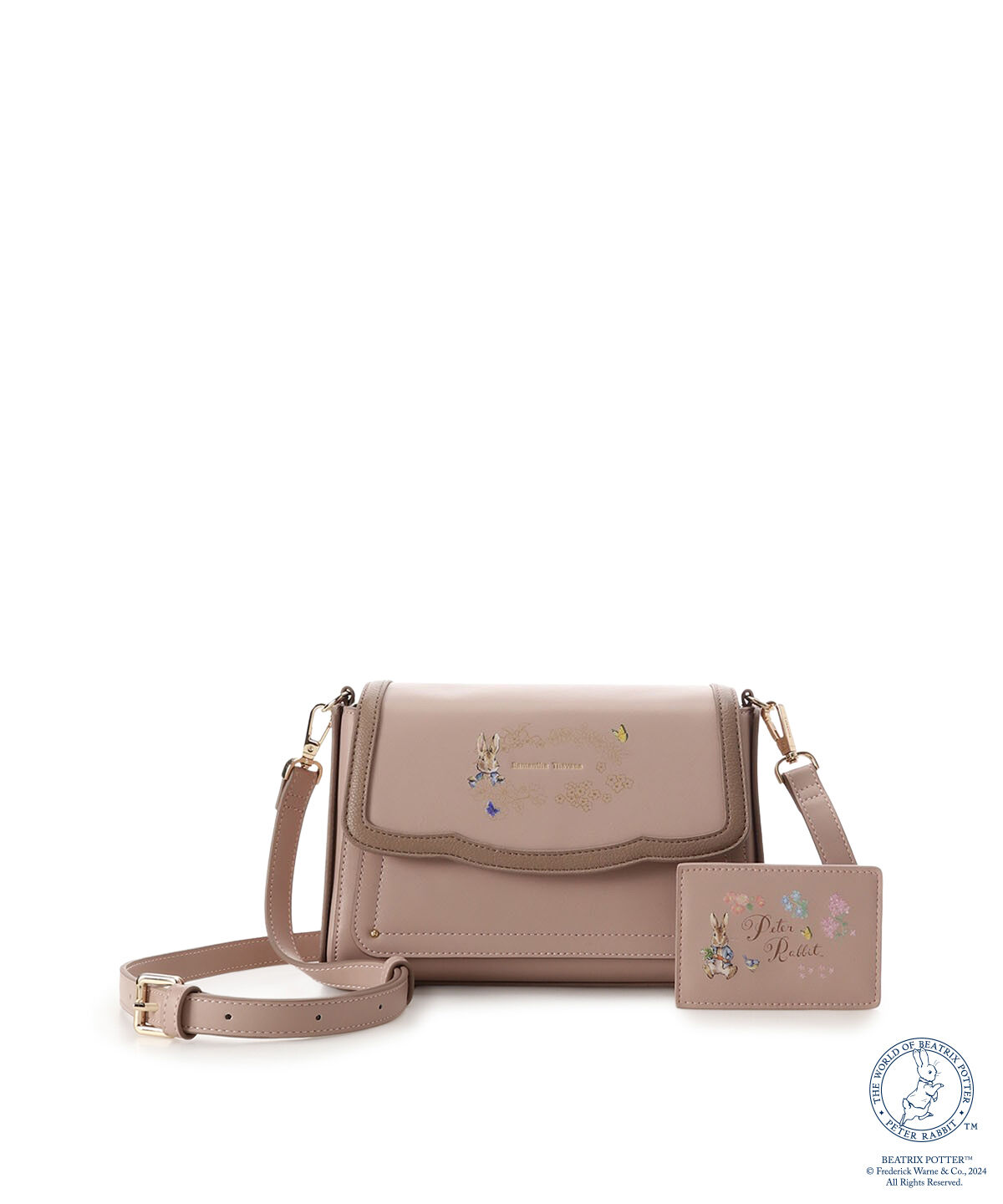 Samantha Thavasa「「ピーターラビット(TM)」コラボレーション ショルダーバッグ」|ショルダー・メッセンジャー|ﾋﾟﾝｸﾍﾞｰｼﾞｭ