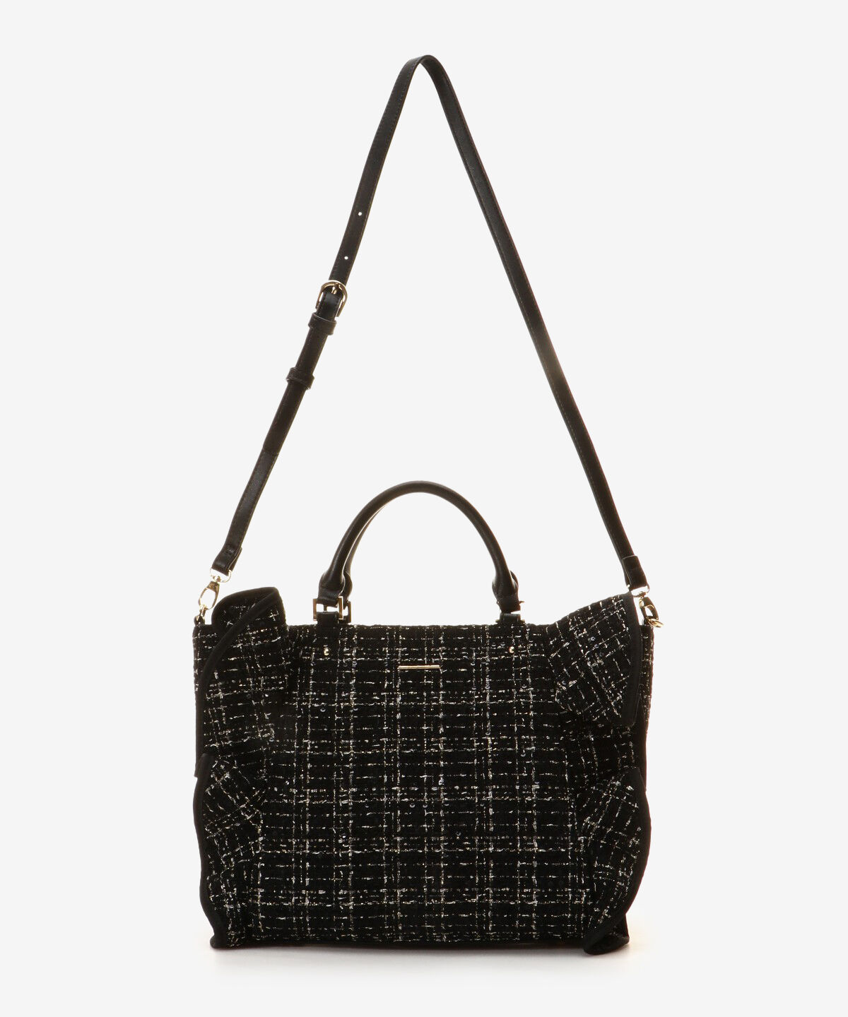 Samantha Vega「ツイードフリルトート(大)」|ハンドバッグ|