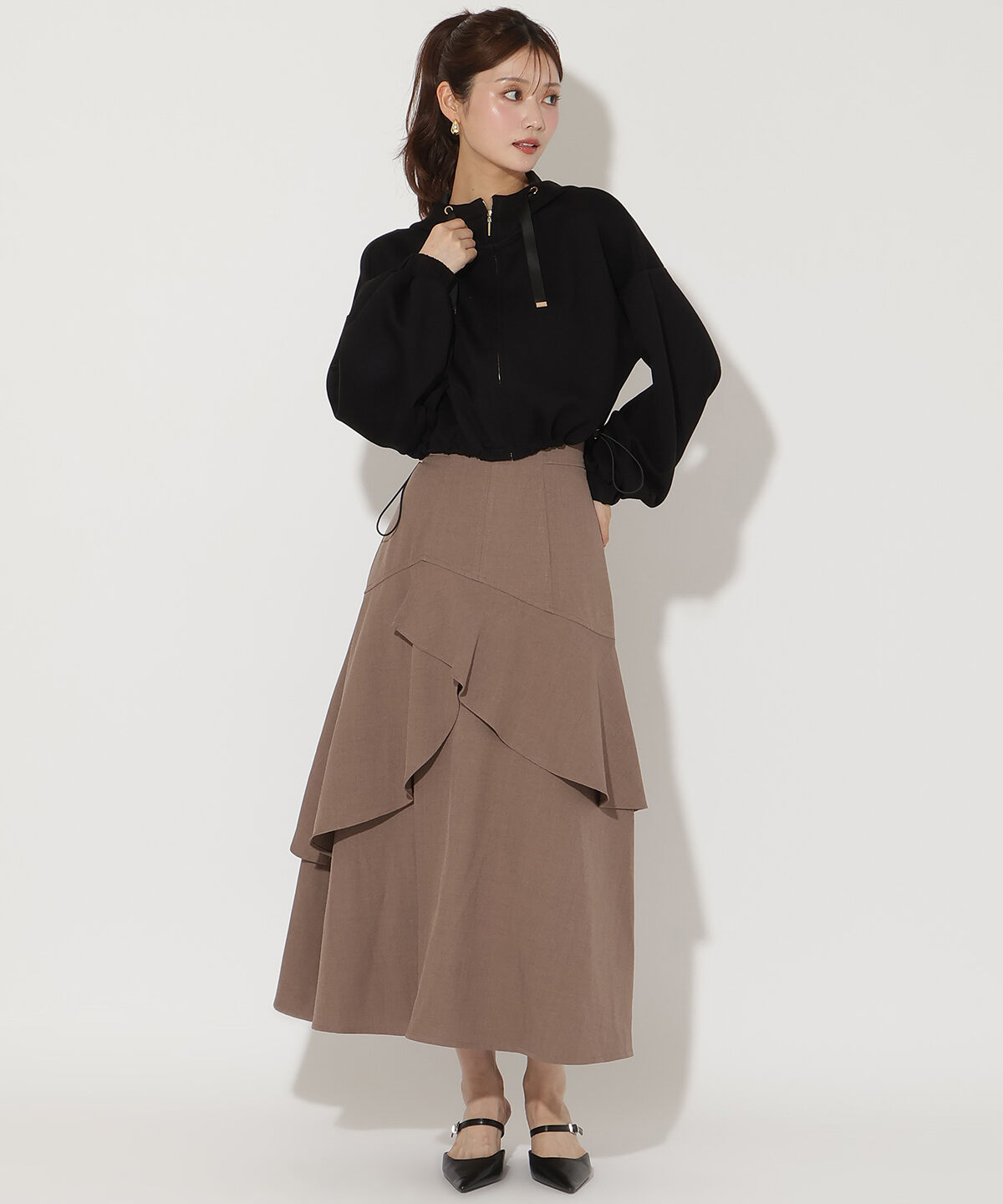 アンドクチュール「ダンボールポンチパーカー」|パーカー|