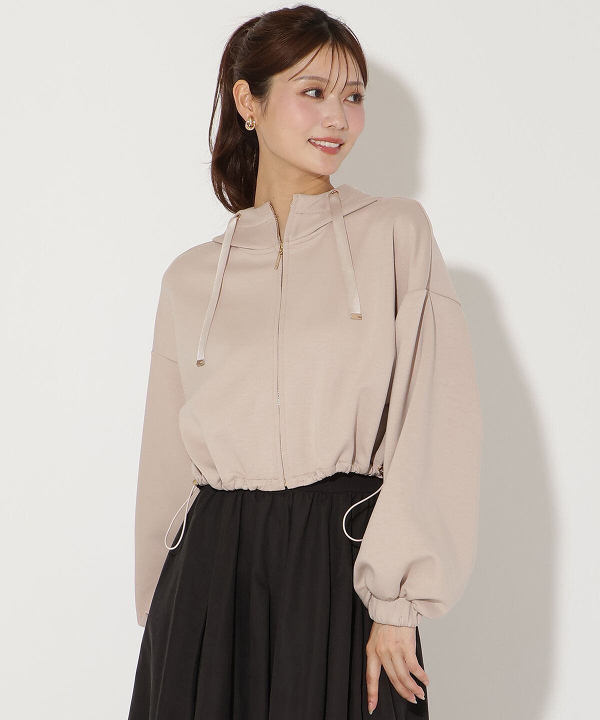 アンドクチュール「ダンボールポンチパーカー」|パーカー|