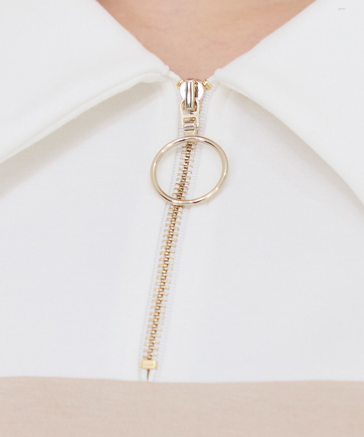 REDYAZEL「バイカラーポロミニワンピース」|ワンピース|