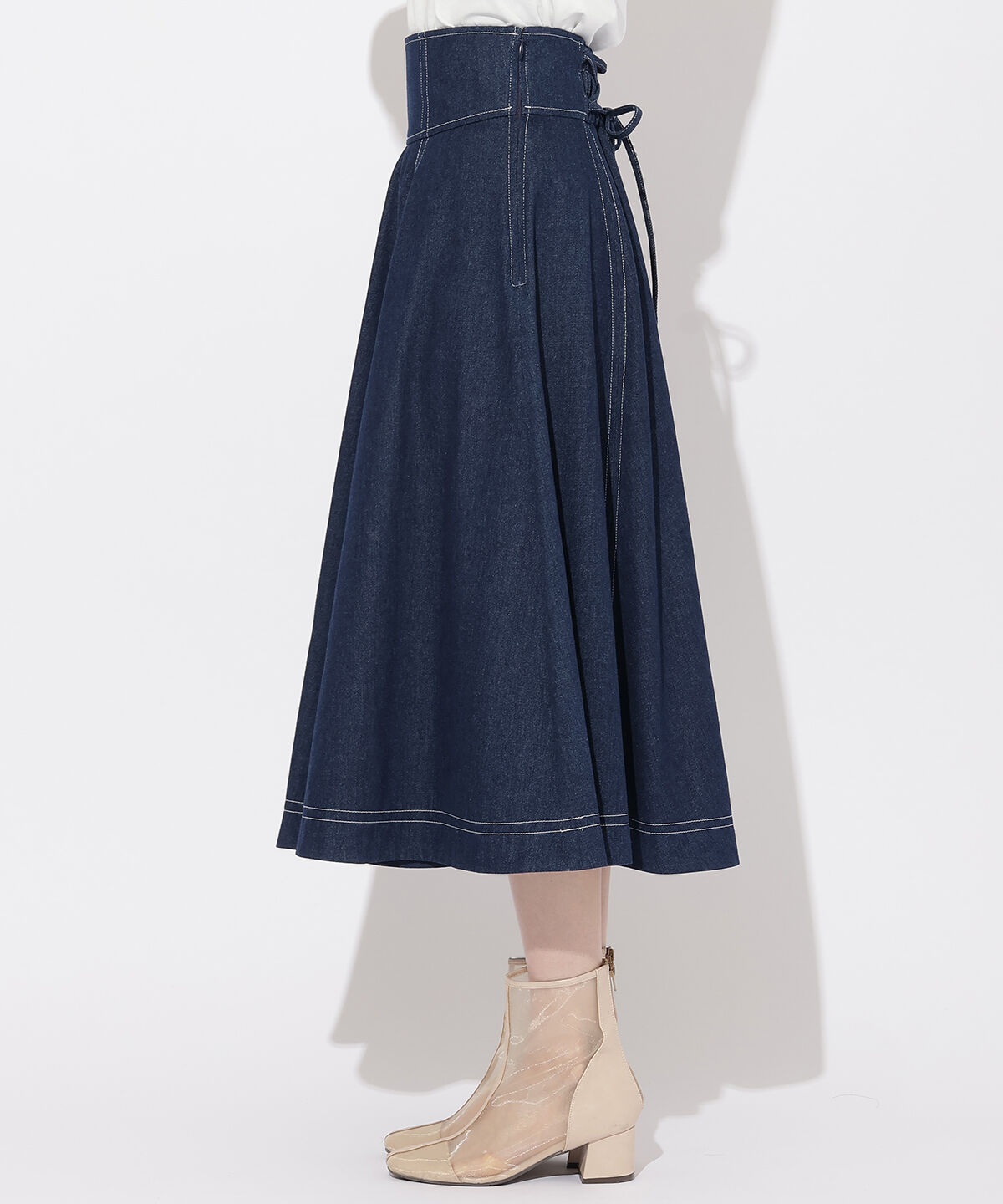 WILLSELECTION「デニムフレアスカート」|スカート|