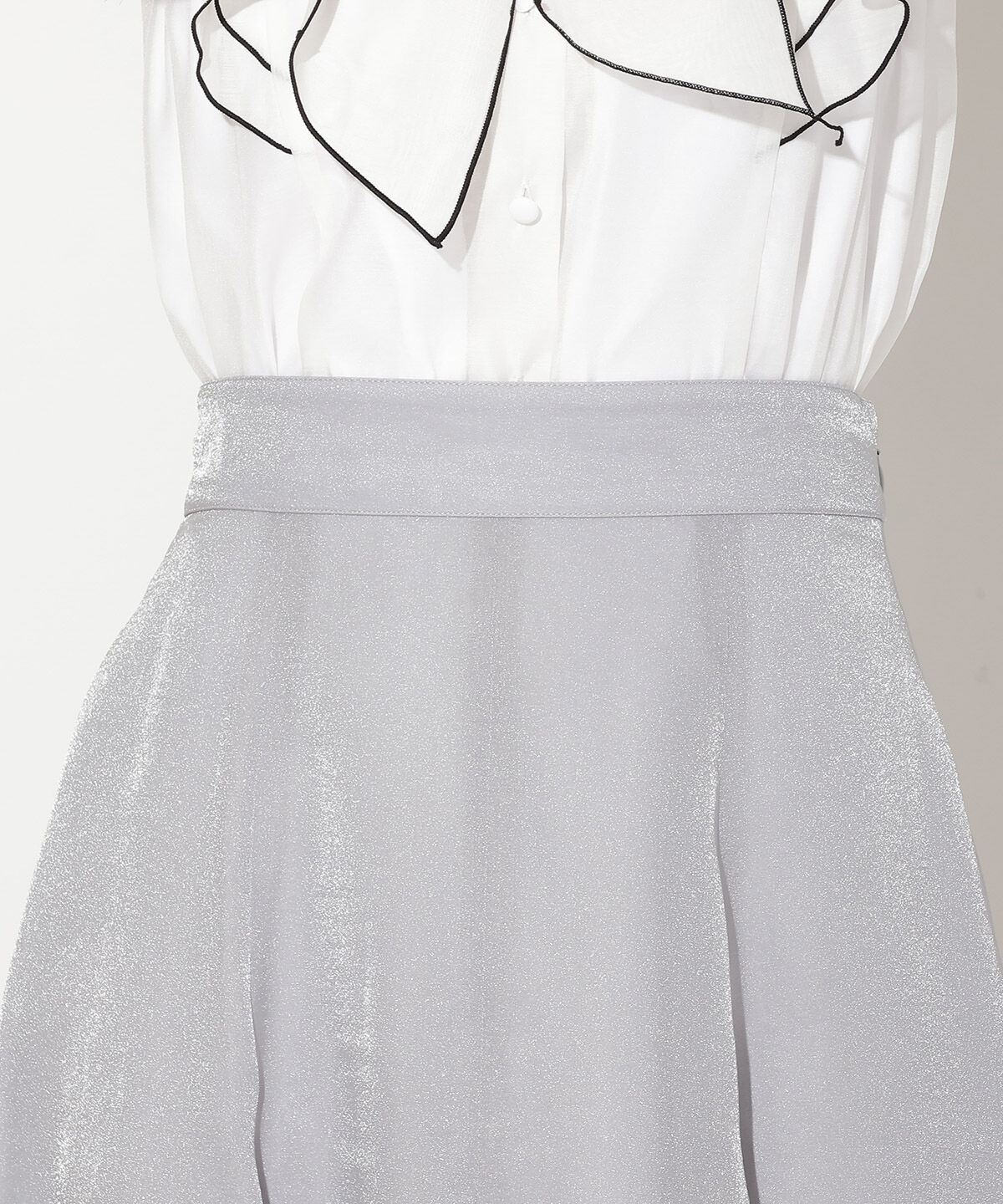 WILLSELECTION「シャイニーフレアスカート」|フレア|