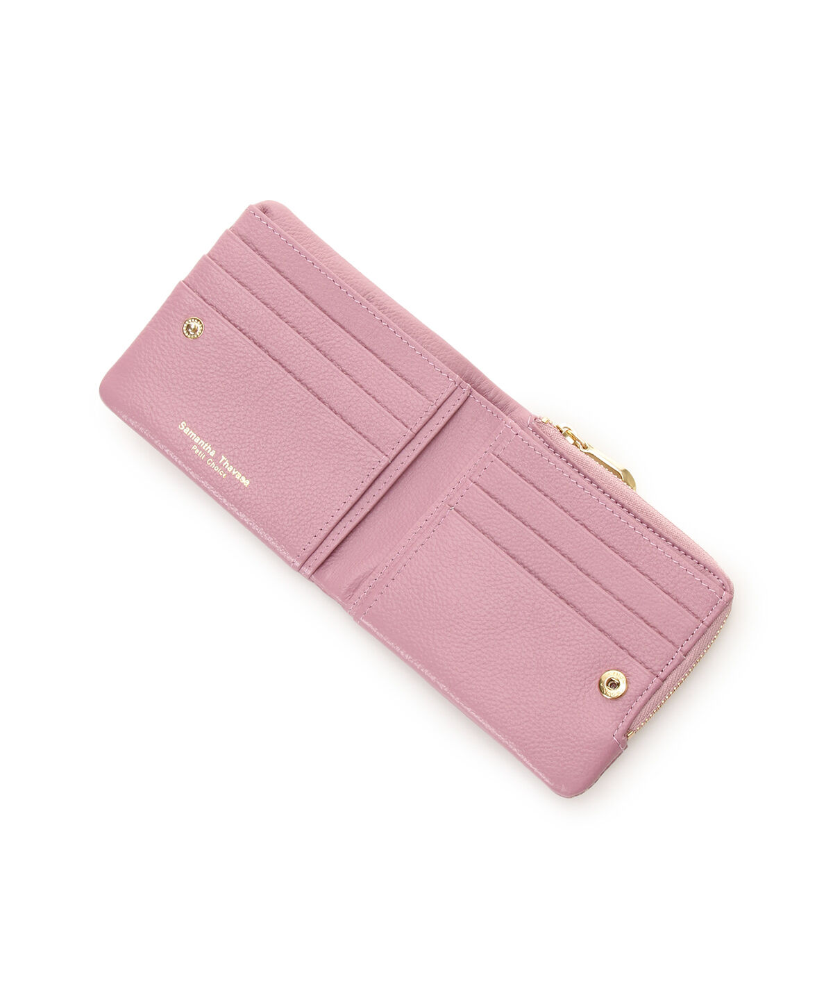 Samantha Thavasa Petit Choice「スクエアモチーフソフトレザー 折財布」|財布|