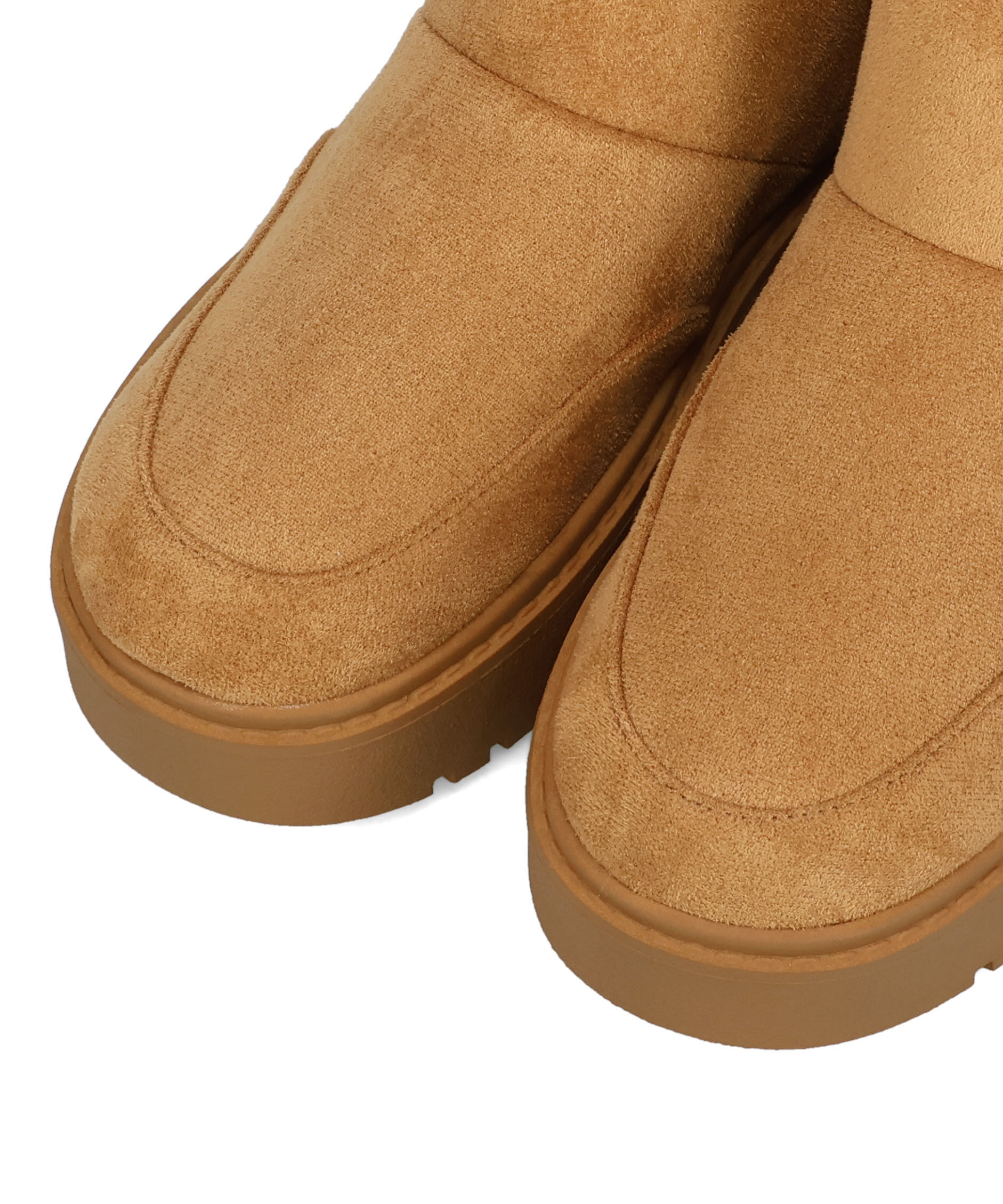 ORiental TRaffic「●2025秋冬新作●【 軽量 】 サイドスリット 厚底 ムートン ショートブーツ /51425 防寒」|ショートブーツ|