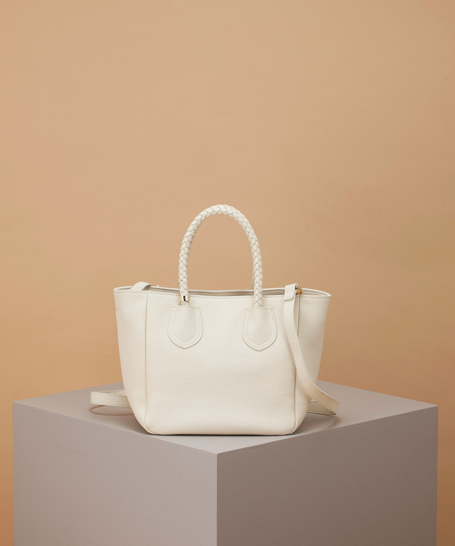 TOPKAPI TREASURE「【TREASURE TOPKAPI】シュリンクレザー メッシュハンドル ショルダー付き ミニ トート バッグ」|トートバッグ|オフ