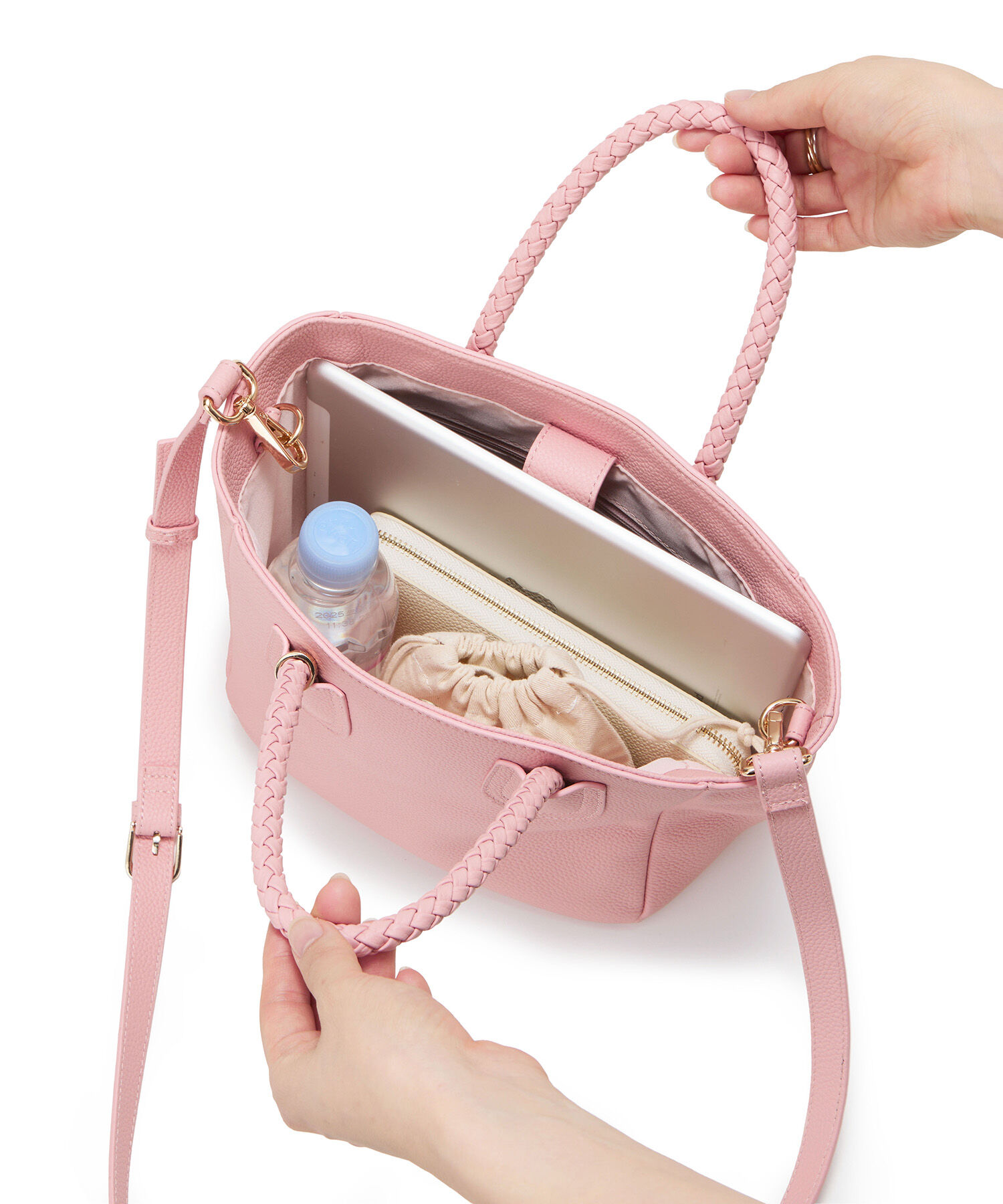 TOPKAPI TREASURE「【TREASURE TOPKAPI】シュリンクレザー メッシュハンドル ショルダー付き ミニ トート バッグ」|トートバッグ|