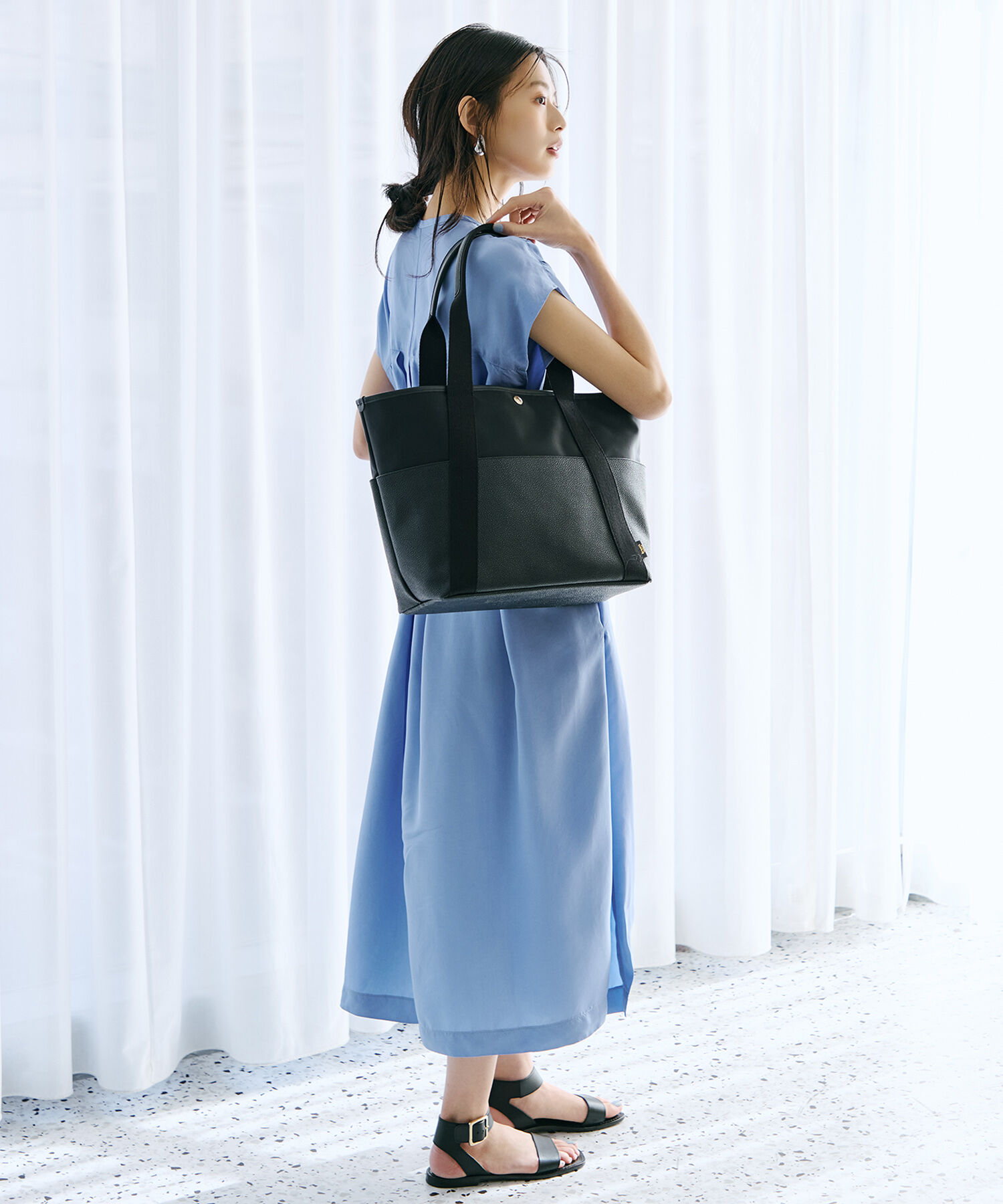 TOPKAPI BREATH「【TOPKAPI &times; 藤本美貴さんコラボ】スコッチグレイン 10ポケット トートバッグ L/マザーズバッグ/撥水」|トートバッグ|